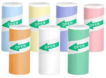 Mixed Coloured Self-Adhesive Paper