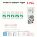 White Self-Adhesive Paper